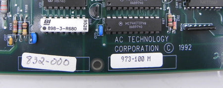 AC Technology Microprocessor Board 973-100M 832-000 - Advance Operations