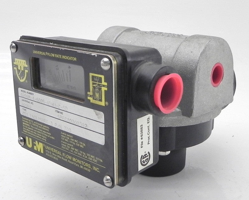 UFM Universal Flow Monitor 020GM-4-600S-A1WU-C-5D - Advance Operations