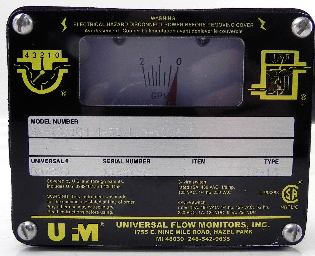 UFM Universal Flow Monitor SN-ASB2GM-4-32V1.0-A1NR-C - Advance Operations