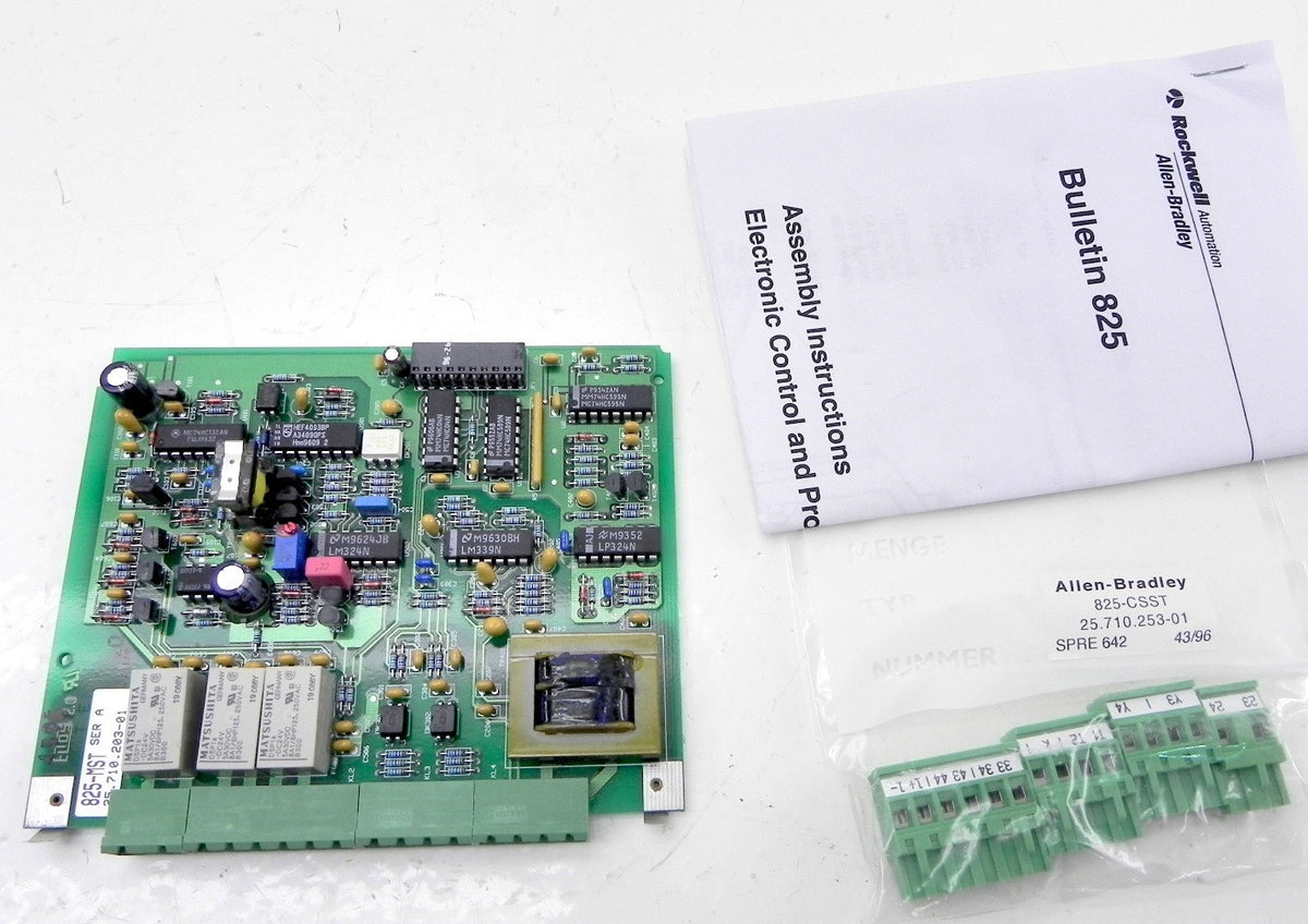 Allen Bradley Relay Option Card 825-MST - Advance Operations