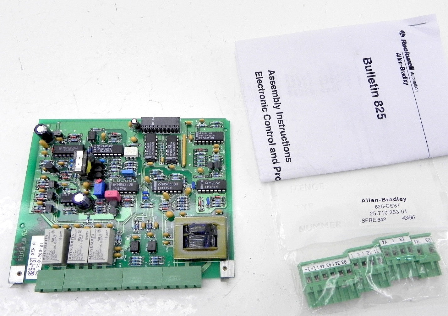 Allen Bradley Relay Option Card 825-MST - Advance Operations