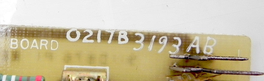 General Electric Circuit Card 0217B3193AB - Advance Operations