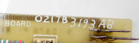 General Electric Circuit Card 0217B3193AB - Advance Operations