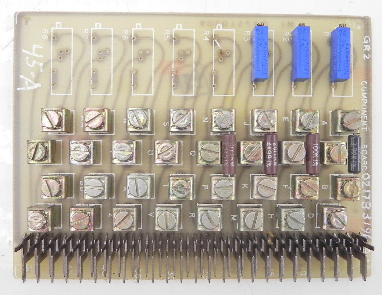 General Electric Circuit Card 0217B3196AA-1 - Advance Operations