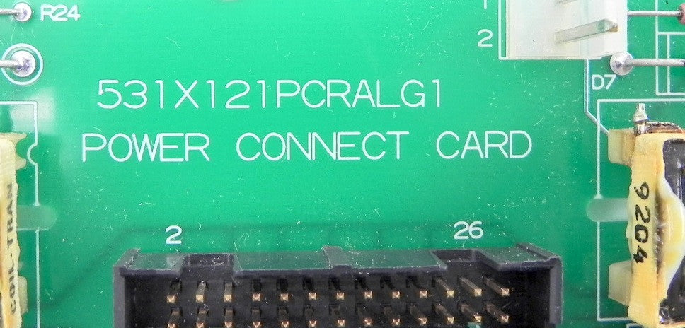 General Electric Power Connection Card 531X121PCRALG1 - Advance Operations