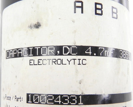 ABB Aerovox Capacitor DC 4.7 mF  385V 10024331 - Advance Operations