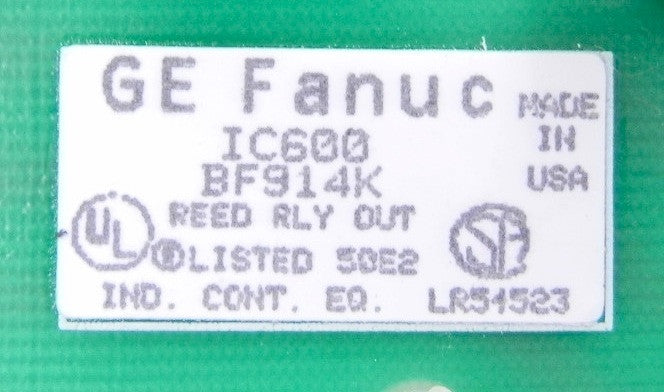 GE Fanuc Reed Relay Output IC600 BF914K - Advance Operations