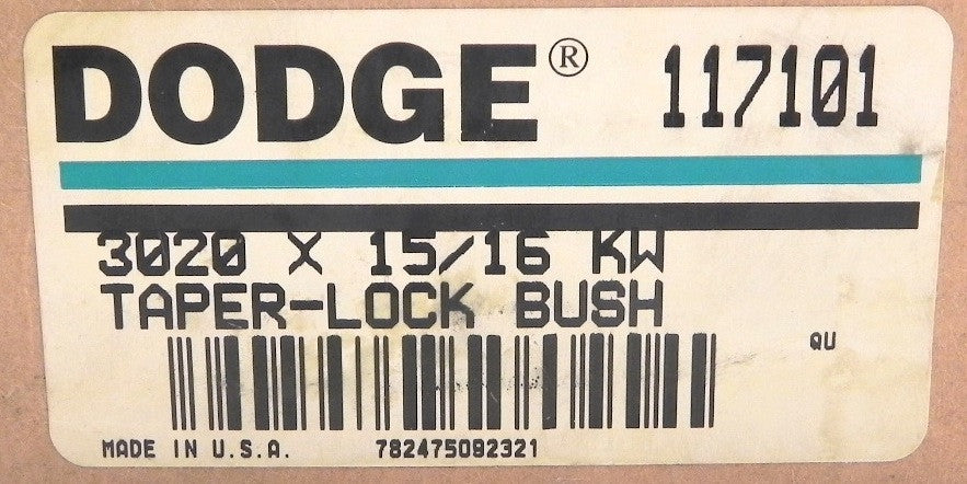 Dodge Taper Lock Bushing 3020 x 15/16 117101 - Advance Operations