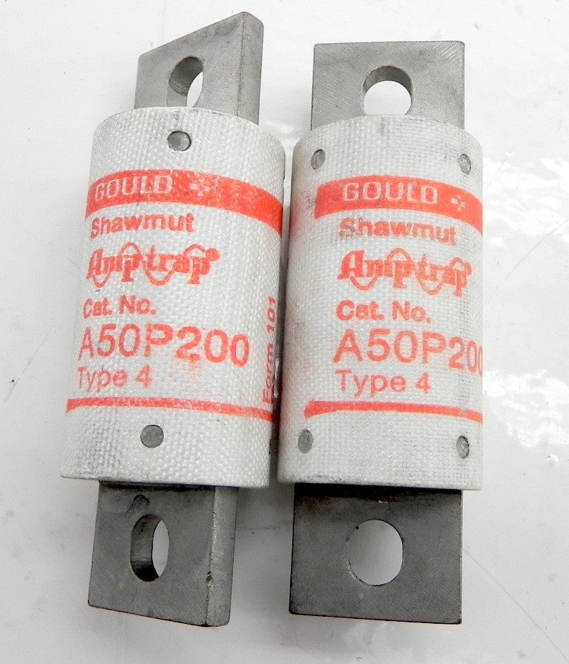 Gould Shawmut Amp Trap Fuse A50P200 (Lot of 2) - Advance Operations