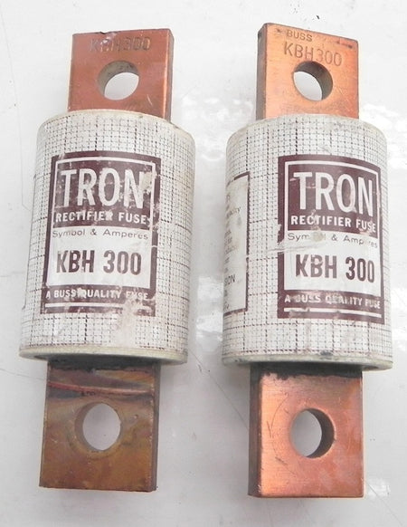 Bussmann Tron Retifier Fuse KBH 300 (Lot of 2) - Advance Operations