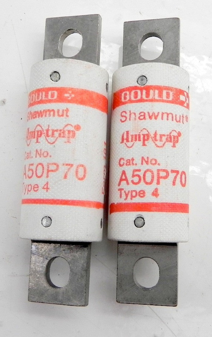Gould Shawmut Amp Trap Fuse A50P70 (Lot of 2) - Advance Operations