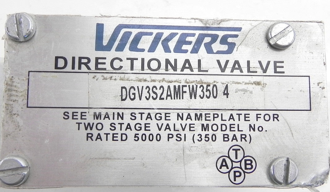 Vickers Directional Valve DGV3S2AMFW350 4 - Advance Operations