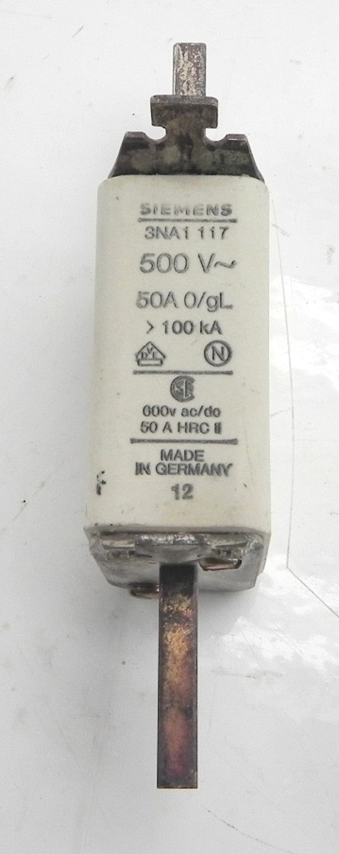 Siemens Fuse 3NA1117  500V 50A - Advance Operations