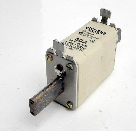 Siemens Fuse 3NA3024 500V 80A (Lot of 2) - Advance Operations