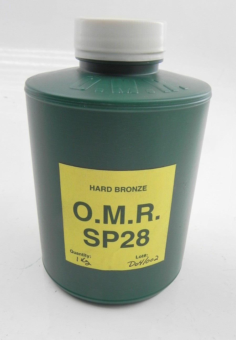 O.M.R. Hard Bronze Metal Powder SP28 1Kg / 2.2 Lbs All Purpose - Advance Operations