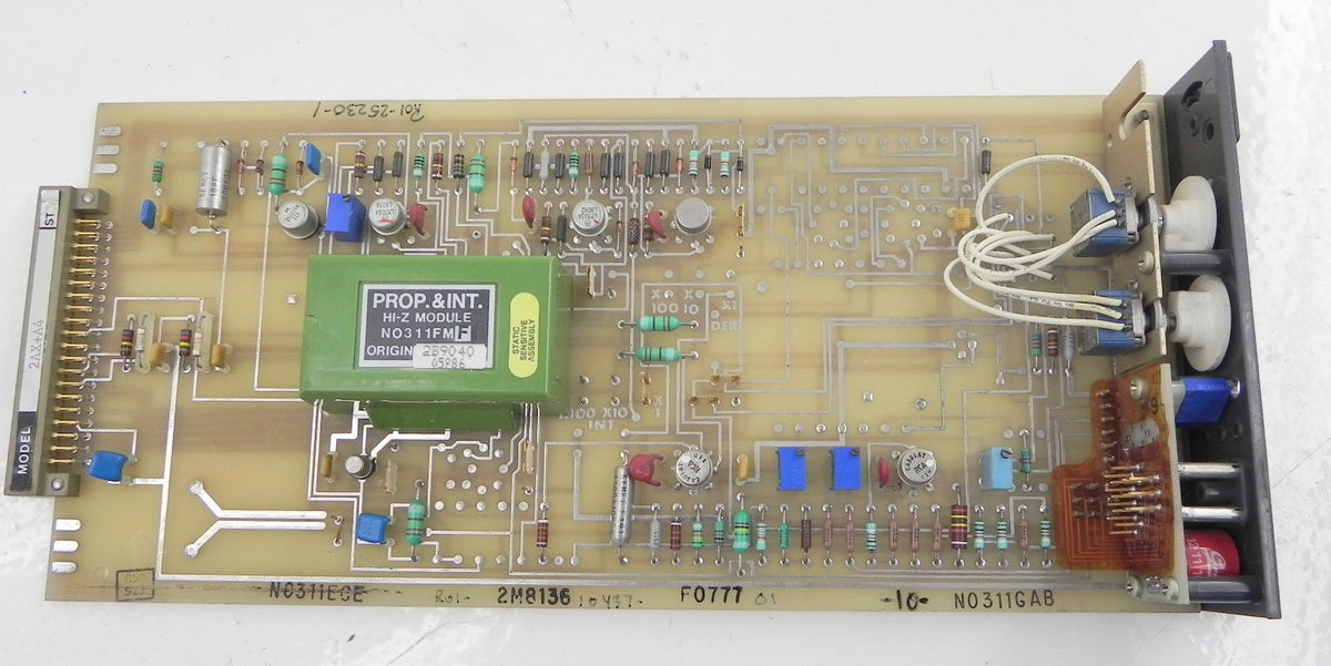 Foxboro Control Module 2AX+A4 - Advance Operations