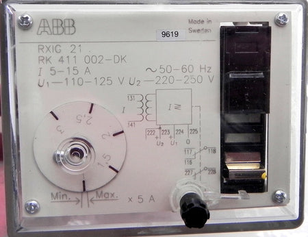ABB Overcurrent Relay RXIG 21  RK 411 002-DK - Advance Operations