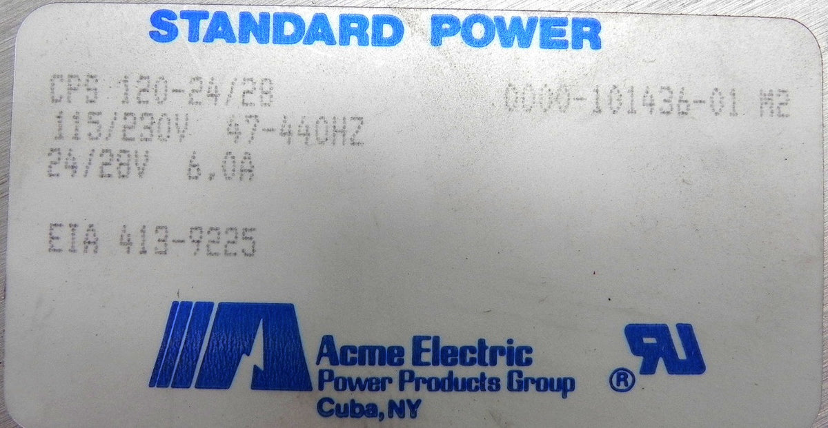 ACme Electric Power Supply CPS120-24/28 - Advance Operations