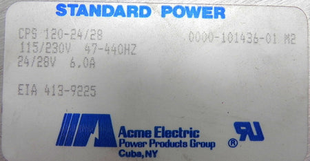 ACme Electric Power Supply CPS120-24/28 - Advance Operations