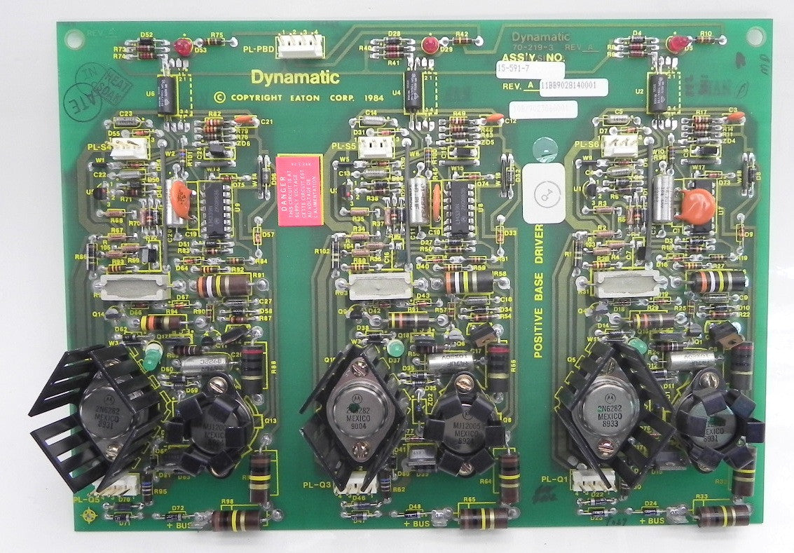 Dynamatic Positive Base Driver Board 15-591-7 - Advance Operations