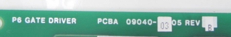 Topaz P6 Gate Driver Board PCBA 09040-0305 - Advance Operations