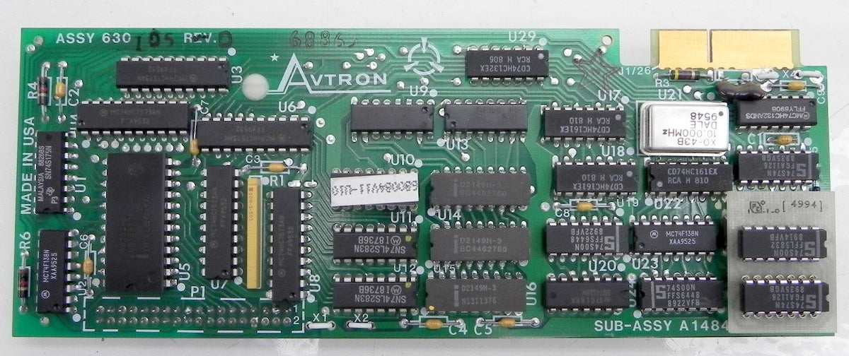 Avtron PC Board 630105 Rev D - Advance Operations