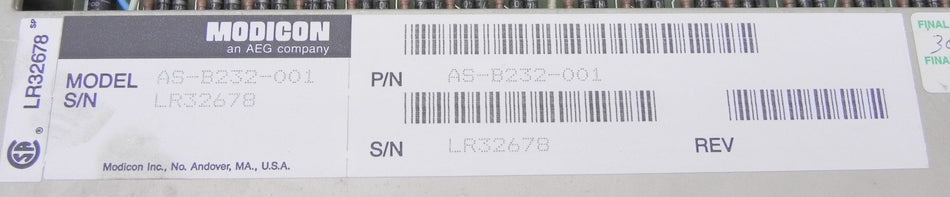 Modicon 24 VDC Output Module AS-B232-001 - Advance Operations