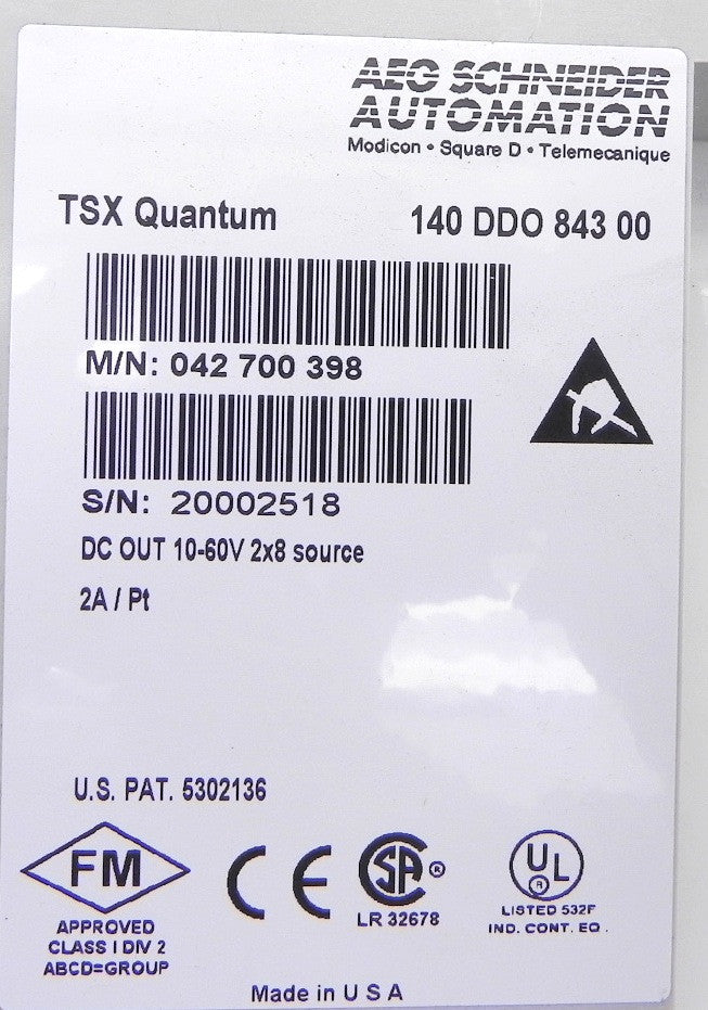 Schneider TSX Quantum Digital Output Module 140DDO84300 - Advance Operations