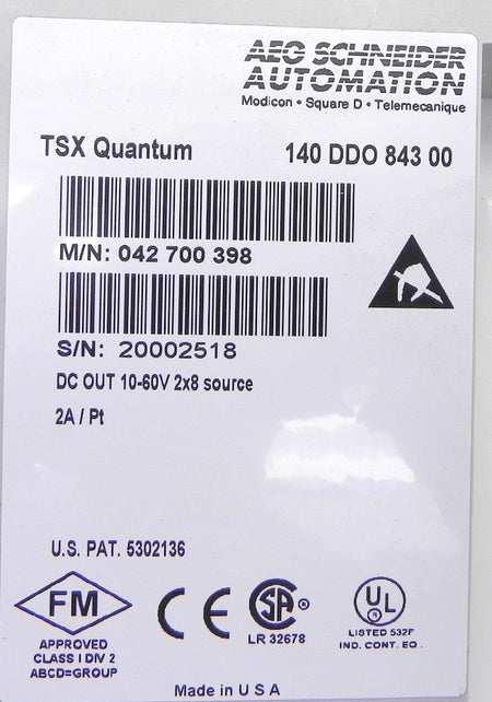 Schneider TSX Quantum Digital Output Module 140DDO84300 - Advance Operations