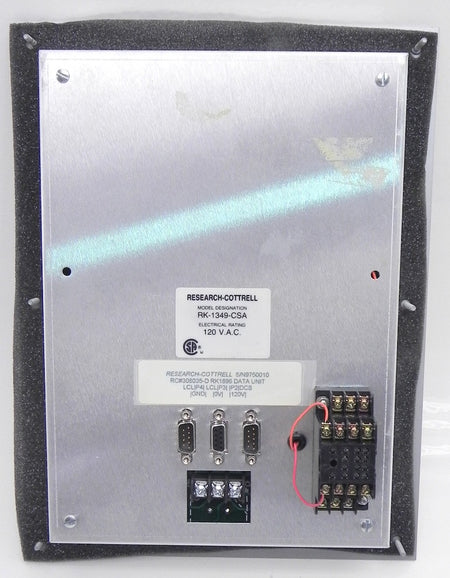 Research-Cottrell Keypad Display Panel RK-1349-CSA - Advance Operations