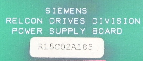 Siemens Power Supply Board R15C02A185 - Advance Operations
