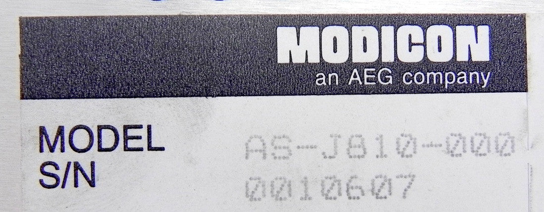 Modicon AEG Remote I/O Adaptor Model AS-J810-000 - Advance Operations