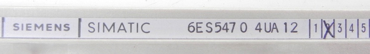 Siemens Analog Output Module 6ES5470 4UA12 - Advance Operations