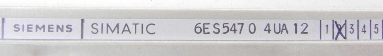 Siemens Analog Output Module 6ES5470 4UA12 - Advance Operations