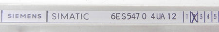 Siemens Analog Output Module 6ES5470 4UA12 - Advance Operations