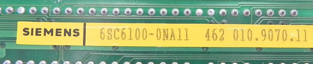 Siemens Analog Control Board 6SC6100-0NA11 - Advance Operations