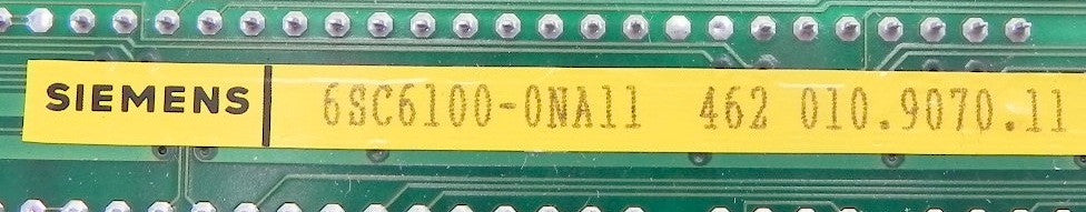 Siemens Analog Control Module 6SC6100-0NA11 Used - Advance Operations