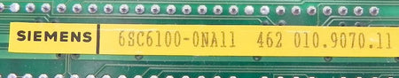 Siemens Analog Control Module 6SC6100-0NA11 Used - Advance Operations