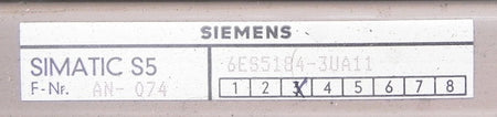 Siemens 21 Slots Expension Chassis 6ES5184-3UA11 - Advance Operations