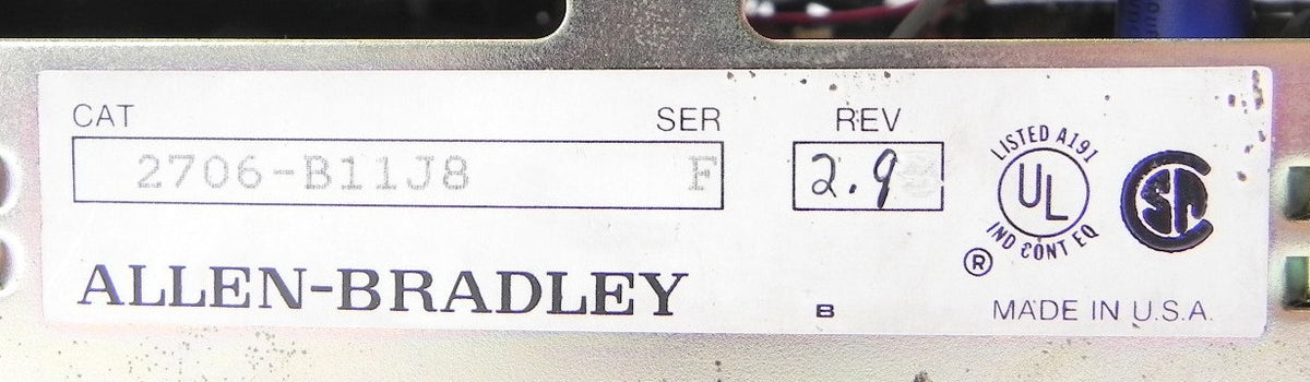 Allen-Bradley Dataliner Message Display Used DL20 - Advance Operations