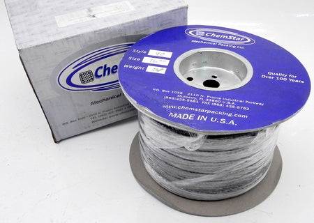 ChemStar Style 90 16mm or 5/8" Braided Carbon Graphite Compression Mechanical Packing - Advance Operations