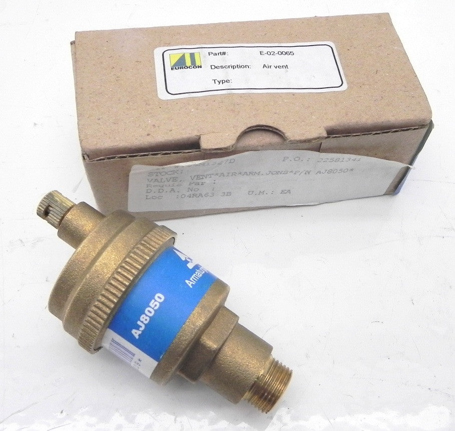 Eurocon Valve Air Vent E-02-0065  AJ8050 - Advance Operations