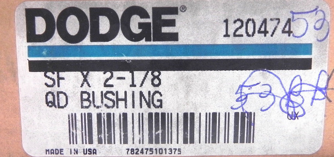 Dodge QD Bushing SF X 2-1/8 - Advance Operations
