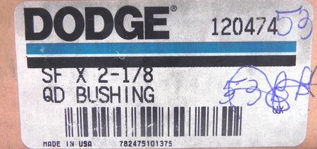 Dodge QD Bushing SF X 2-1/8 - Advance Operations