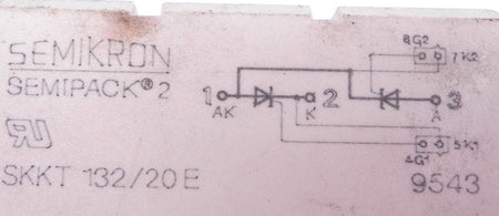 Semikron Thyristor SKKT 132/20E - Advance Operations