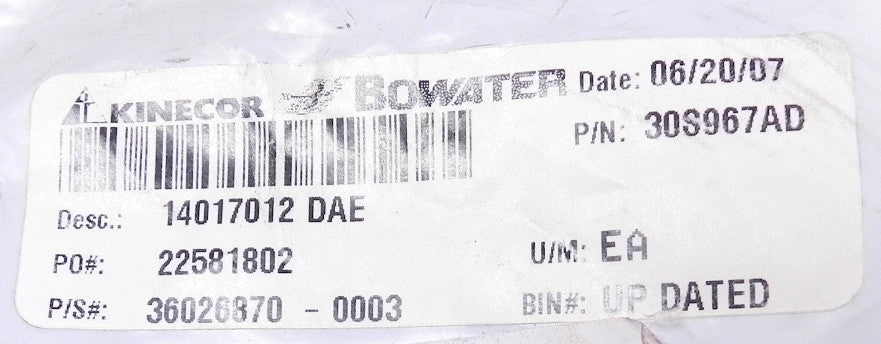 Fargo DMR Oil Seal 14017012 DAE (Qty 4) - Advance Operations