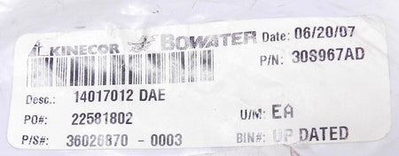 Fargo DMR Oil Seal 14017012 DAE (Qty 4) - Advance Operations