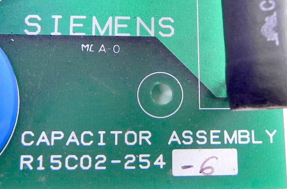 Siemens Capacitor Assembly Board R15C02-254 6 - Advance Operations
