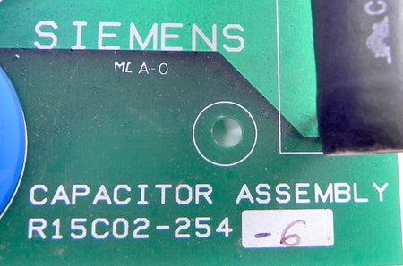 Siemens Capacitor Assembly Board R15C02-254 6 - Advance Operations