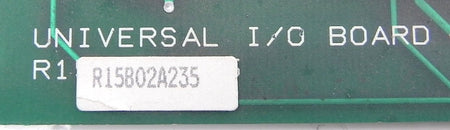 Siemens Universal I/O Board R15B02A235 - Advance Operations